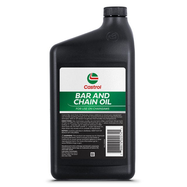 Castrol Bar & Chain Oil For Chainsaws - 32oz
