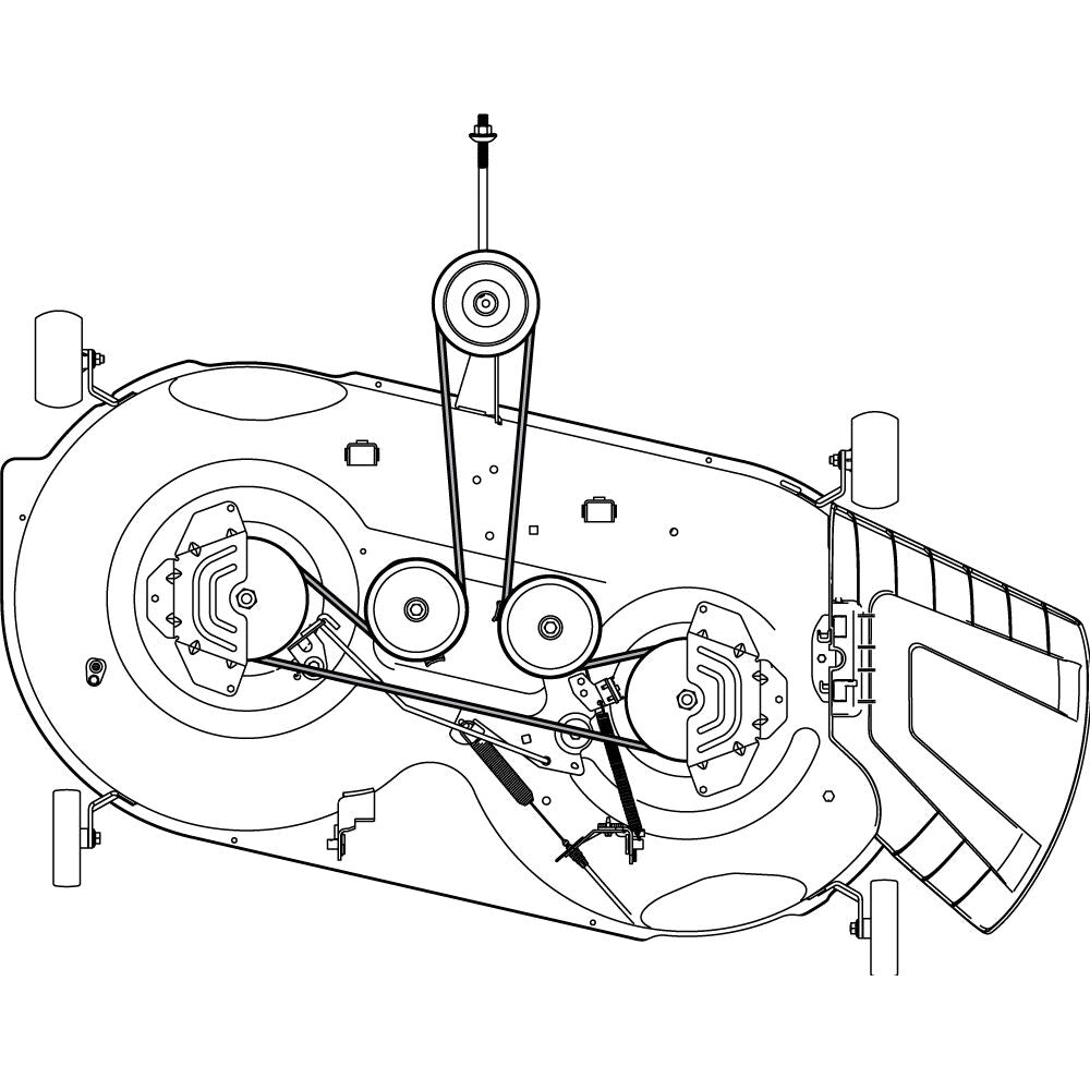 Cub Cadet Deck Drive Belt for Select 46 in. Riding Lawn Mowers OE# 954-05022