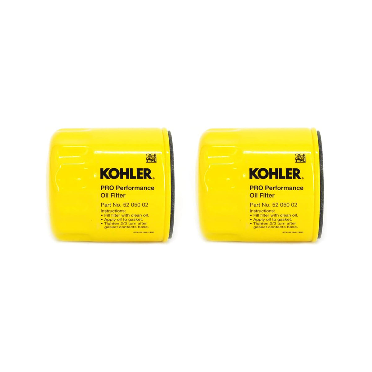 Kohler 52 050 02-S Engine Oil Filter, 2 Pack