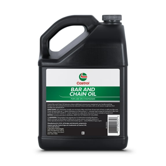 Castrol Bar & Chain Oil For Chainsaws - 128oz/1gal