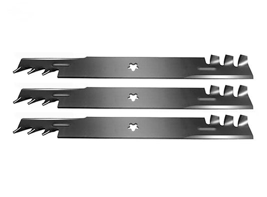 Mulching Blade Set Replaces Husqvarna # 521981601 (3 Pack)
