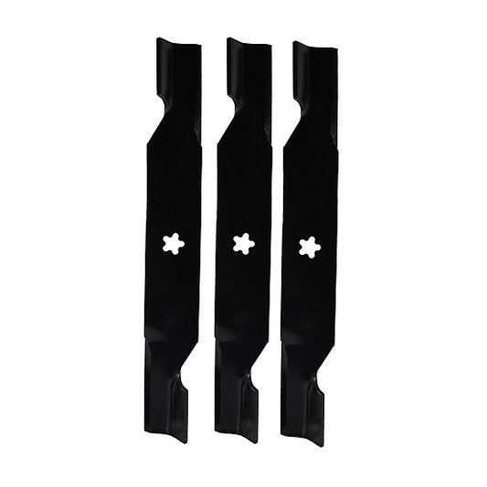 3 Pack of Hi-Lift Blades for 54" Deck - Replaces AYP/Husqvarna # 187254 187256 532187256
