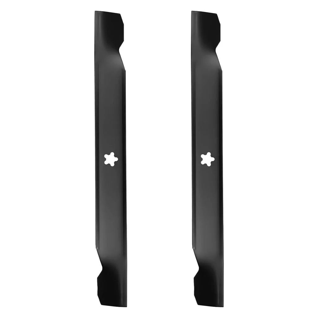 42" Craftsman Riding Mower Blades 2-Pack – Replaces 138498, 532138498, 138971, 127843 – 21" 5-Point Star Center