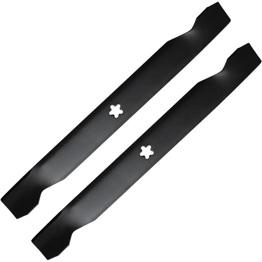 42" Craftsman Riding Mower Blades 2-Pack – Replaces 138498, 532138498, 138971, 127843 – 21" 5-Point Star Center