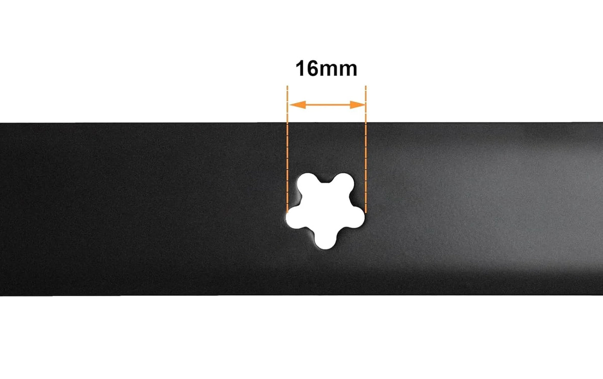 42" Craftsman Riding Mower Blades 2-Pack – Replaces 138498, 532138498, 138971, 127843 – 21" 5-Point Star Center