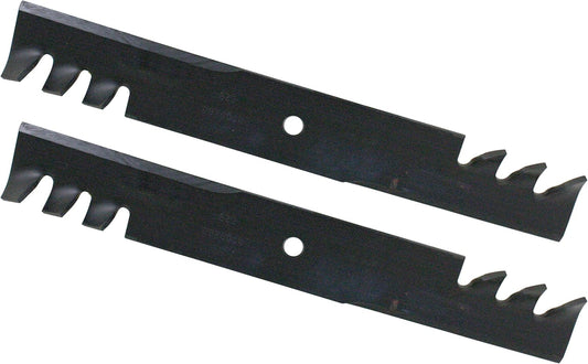 Universal Mulching Blades for 36" Deck, 18" Length, 5/8" Center Hole (2 Pack)
