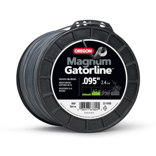 Oregon 22-195 Magnum Gatorline Round Trimmer Line, .095" x 866 Foot