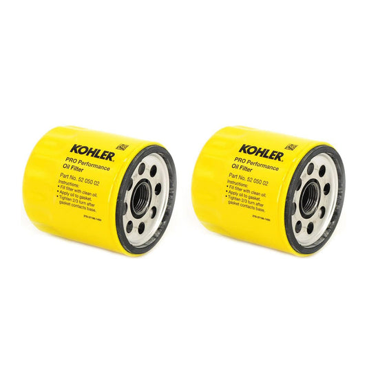 Kohler 52 050 02-S Engine Oil Filter, 2 Pack