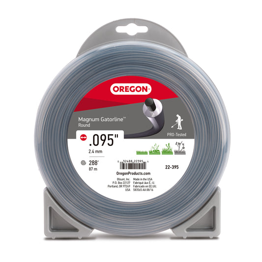 Oregon 22-395 Magnum Gatorline Round Trimmer Line, .095" x 288 Foot