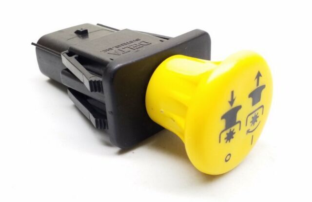 PTO Switch Fits Scag 485833 483957 Delta 6205-131B 10 Amp 1.4" Diameter Yellow